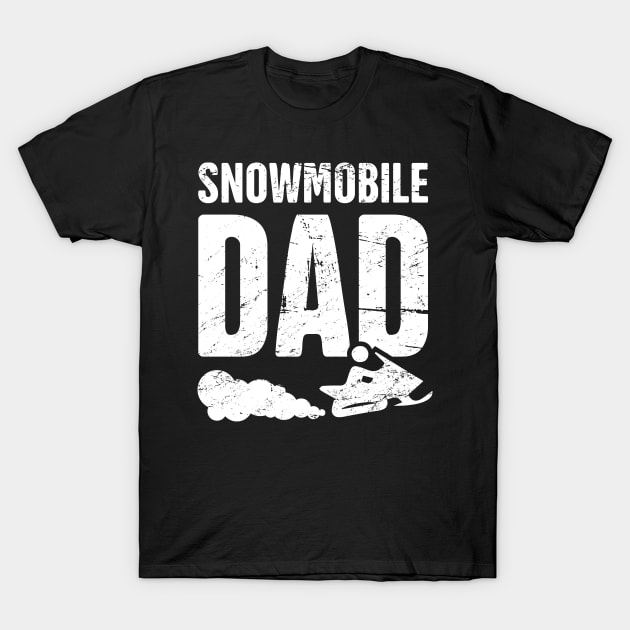 Snowmobile Dad T-Shirt by MeatMan